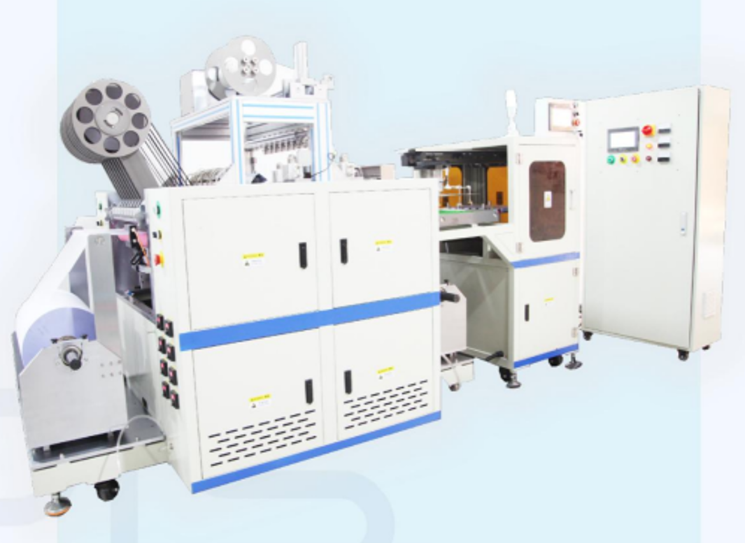 Automatic heat-press magnetic strip laminating machine